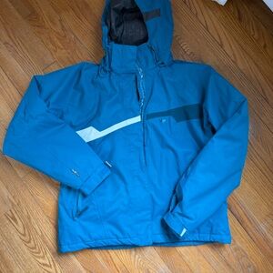 Helly Hansen Helly Tech waterproof Jacket teal blue Size Large Women’s